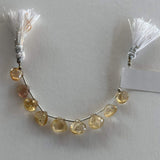 Heart Imperial Topaz Natural Beads - DIY Beading Supplies