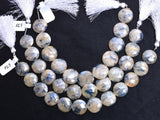 Coin Mystic Bio Sillimanite Beads - DIY Beading Supplies