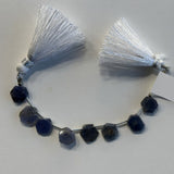 Slice Blue Sapphire Dyed Beads - DIY Beading Supplies