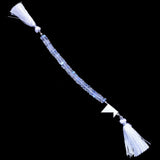 Rainbow Moonstone rondelle birthstone month june zodiac sign cancer.