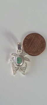 Natural Diamond Studded Precious Emerald 925 Sterling Silver Assorted Vintage Pendants Necklace - AAA Grade Handmade Jewelry- Gifts For Her