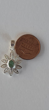 Natural Diamond Studded Precious Emerald 925 Sterling Silver Assorted Vintage Pendants Necklace - AAA Grade Handmade Jewelry- Gifts For Her