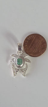 Natural Diamond Studded Precious Emerald 925 Sterling Silver Assorted Vintage Pendants Necklace - AAA Grade Handmade Jewelry- Gifts For Her