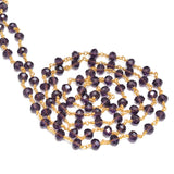 Amethyst Rosary Chain Jewelry