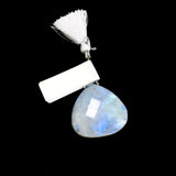 Rainbow Moonstone natural semi precious gemstone bead strands, heart shaped bead strand, faceted bead size 25mm handmade gemstone bead strand 20 Carat, women jewelry making necklaces, earrings, and bracelets bead strands.