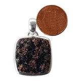 Rhodonite Rough Rectangular Shape Assorted Vintage Pendants Necklace - 925 Sterling Silver Handmade DIY Jewelry Making - Gemstone Pendants