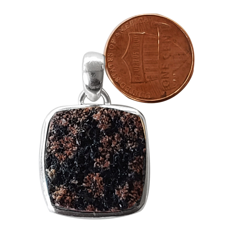 Rhodonite Rough Rectangular Shape Assorted Vintage Pendants Necklace - 925 Sterling Silver Handmade DIY Jewelry Making - Gemstone Pendants