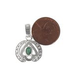 Natural Diamond Studded Precious Emerald 925 Sterling Silver Assorted Vintage Pendants Necklace - AAA Grade Handmade Jewelry- Gifts For Her