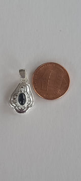 Natural Diamond Studded Precious Emerald 925 Sterling Silver Assorted Vintage Pendants Necklace - AAA Grade Handmade Jewelry- Gifts For Her