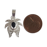 Natural Diamond Studded Precious Blue Sapphire 925 Sterling Silver Assorted Vintage Pendants Necklace - AAA Grade Handmade - Gifts For Her