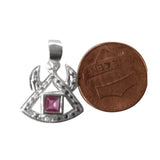 Natural Diamond Studded Precious Ruby 925 Sterling Silver Assorted Vintage Pendants Necklace - AAA Grade Handmade DIY Jewelry- Gifts For Her