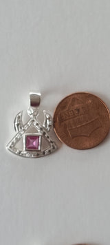 Natural Diamond Studded Precious Ruby 925 Sterling Silver Assorted Vintage Pendants Necklace - AAA Grade Handmade DIY Jewelry- Gifts For Her