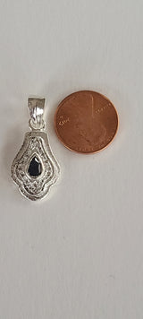 Sterling Silver Gem Necklace