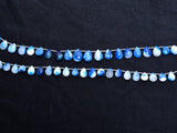 Opal treated handmade gemstone bead strand 24, 30 carat.