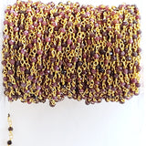 rhodolite garnet shaded birthstone month January, zodiac sign Capricorn.