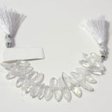 Rainbow Moonstone marquise birthstone month june zodiac sign cancer.
