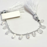 Rainbow Moonstone treadrop birthstone month june zodiac sign cancer.