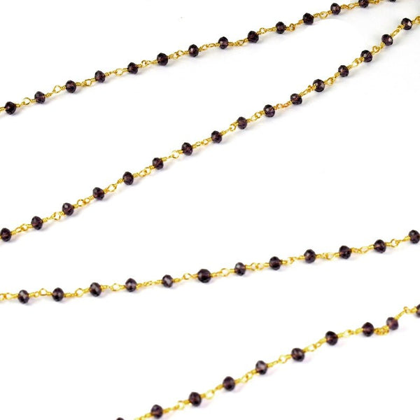 Amethyst Rosary Chain Jewelry