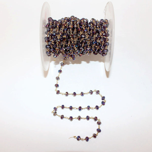 Amethyst Mystic Rosary Chain Jewelry