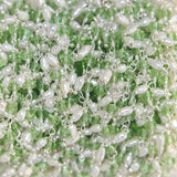 peridot quartz gemstone bead chain silver, women jewelry making necklaces, earrings, and bracelets bead chain.
