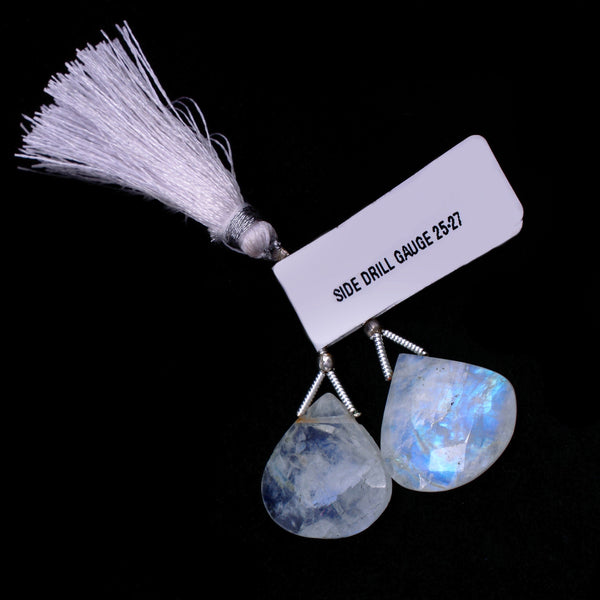 Rainbow Moonstone natural semi precious gemstone bead strands, heart shaped bead strand, faceted bead size 18mm handmade gemstone bead strand 25 Carat, women jewelry making necklaces, earrings, and bracelets bead strands.