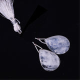 Rainbow Moonstone faceted bead size 18X25mm, 8X26mm.