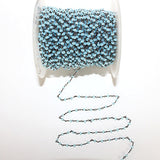 blue peruvian chalcedony quartz birthstone month march, zodiac sign gemini.
