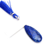 Lapis Lazuli Pear Teardrop Bead, AAA Quality Gemstone (10X40mm)