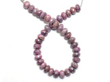 Rondelle Mystic Pink Sapphire Natural Beads - DIY Beading Supplies