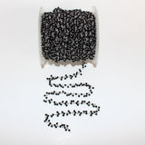 black spinel quartz birthstone month August, zodiac sign Aquarius.