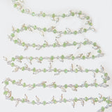 green chalcedony mystic quartz birthstone month March, zodiac sign Gemini.