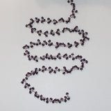 amethyst quartz gemstone bead chain silver, women jewelry making necklaces, earrings, and bracelets bead chain.