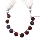 Faceted Pink Sapphire Bead Strand, 4 inch, 6.5-7mm Gemstone