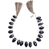 Zuby Quartz Faceted Marquise 4 inch Bead Strand 8X13-7.5X14.5mm & 35 Cts Natural Semi Precious Gemstone Birthstone Women Jewelry Making DIY