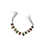 Multi Tourmaline slice shaped birthstone month october zodiac sign libra.