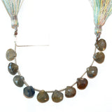 Heart Gray Sapphire Natural Beads - DIY Beading Supplies