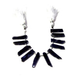 Long Slice Iolite Natural Beads - DIY Beading Supplies