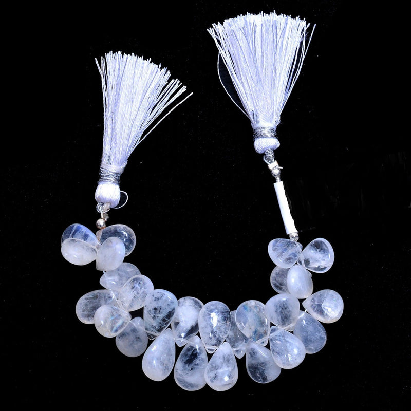 Rainbow Moonstone Pear Strand