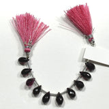 Garnet Faceted Teardrop 4 inch Bead Strand 3X3.5-5X5.5mm & 23 Cts Natural Semi Precious Gemstone Birthstone Women Jewelry Making Crafts