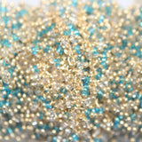 blue topaz clear smooth birthstone month November, zodiac sign Sagittarius and Capricorn.