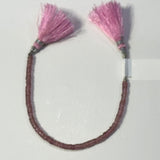 Pink Tourmaline Faceted Tyre 6 inch Bead Strand 3mm & 16 Cts Natural Semi Precious Gemstone Birthstone Women Jewelry Making Necklace Chakra