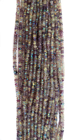 Amethyst Light AB Coated Bead Strand - Sizes 2mm to 7mm