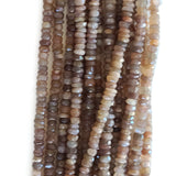 Chocolate Moonstone Bead Strand - Sizes 2mm to 7mm