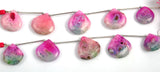 Watermelon Solar Quartz Heart Strand