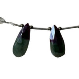 Pear Faceted Red Moonstone Coated Bead, 21 Carat Jewelry Making