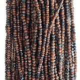 Tiger Eye Brown Rondelle Gemstone Beads