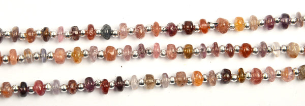 Afghani Tourmaline Faceted Rondelle 8 inch Bead Strand Natural Semi Precious Gemstone Birthstone DIY Women Jewelry Making Necklace Earrings