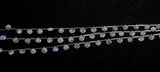 Rainbow Moonstone Heart Bead Strand