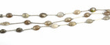 Gray Moonstone Oval Strand