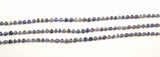 Tanzanite Faceted Rondelle 8 inch Bead Strand Natural Semi Precious Gemstone Birthstone DIY Women Jewelry Making Necklace Earrings Craft